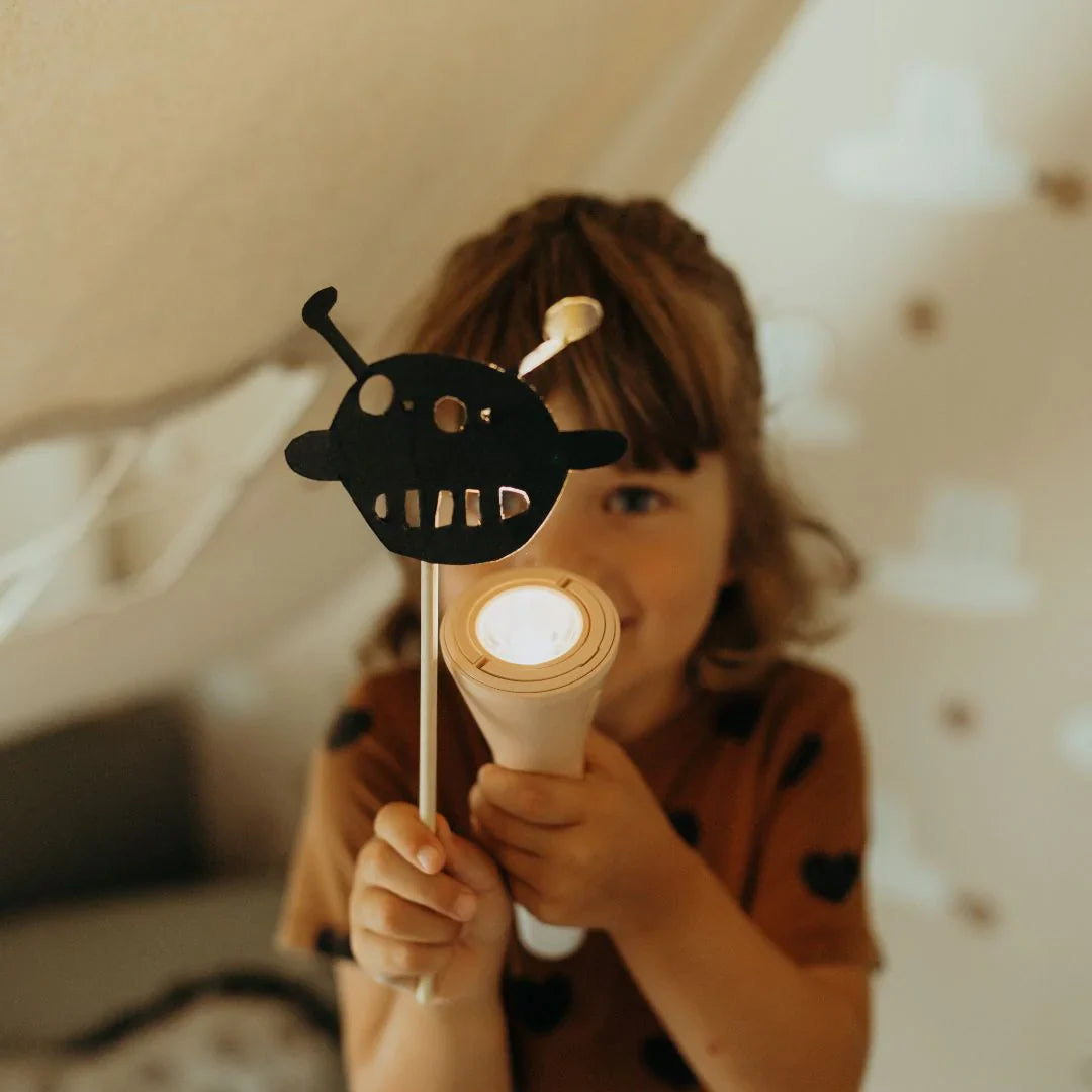 KIDYWOLF Kidyflashlight 3-in-1 Taschenlampe für Kinder – Warmes Licht