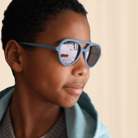 SONNENBRILLE AVIATOR - SKY BLUE / DESERT TEAL (Baby + Kids)
