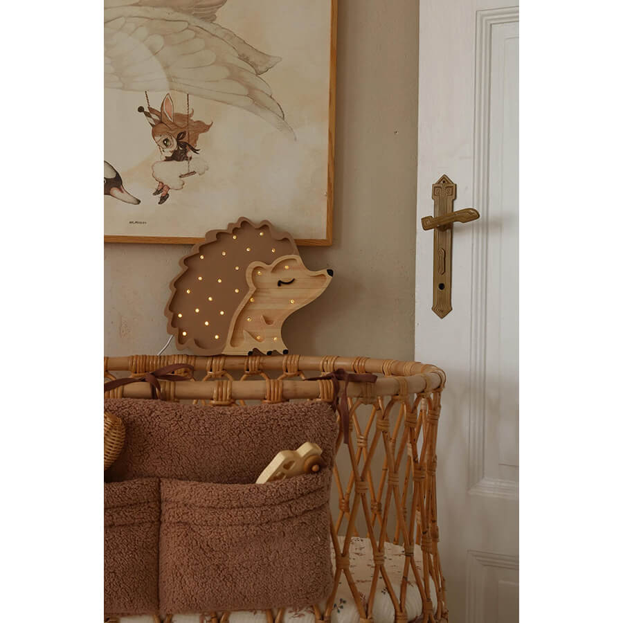 Little Lights - Kinderlampe "Hedgehog Lamp - Autumn Brown"