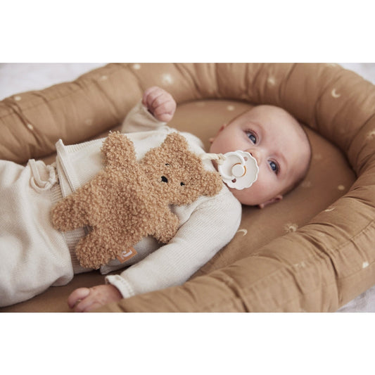 Jollein - Schnullertuch "Teddy Bär" Bouclé Braun