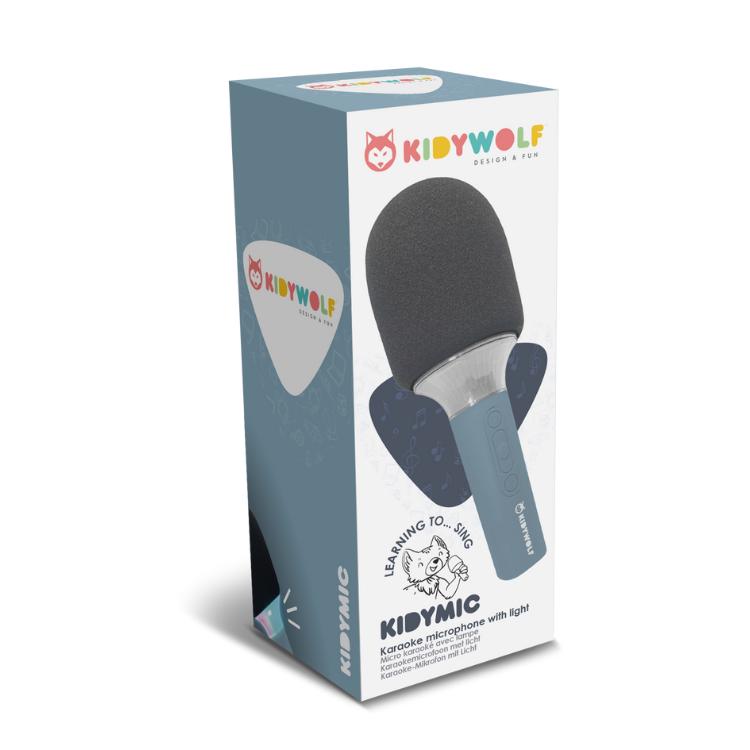 Kidywolf – Kidymic Kinder Mikrofon Bluetooth & mit LED Licht