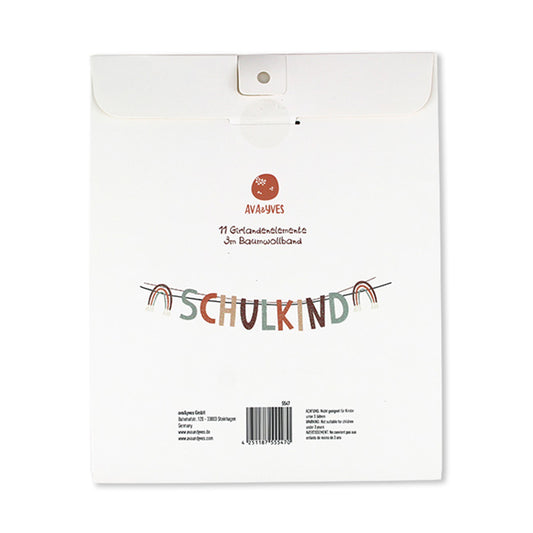 Ava & Yves - Girlande zur Einschulung mit Glitzereffekt "Under the Sea" – Schulkind