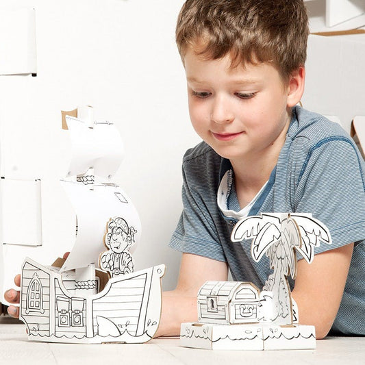 Calafant - Piratenschiff zum Anmalen & Spielen