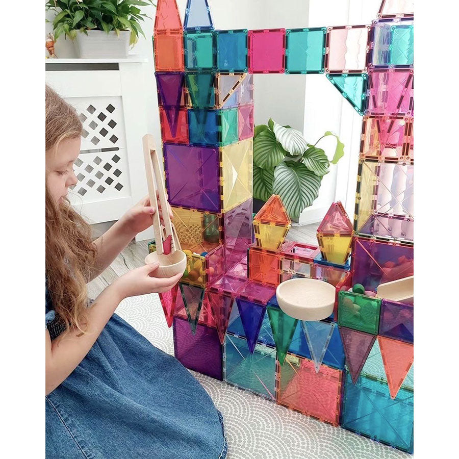 MAGNETBAUSTEINE CREATIVE PASTEL - 120 TEILE