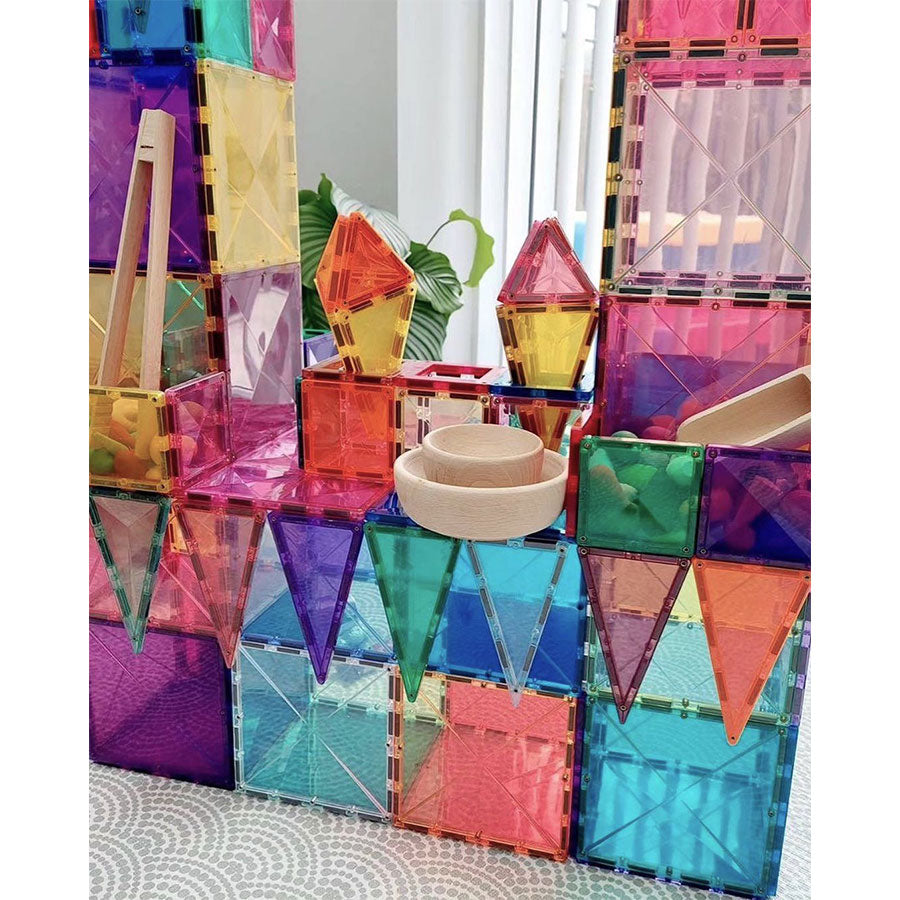 MAGNETBAUSTEINE CREATIVE PASTEL - 120 TEILE