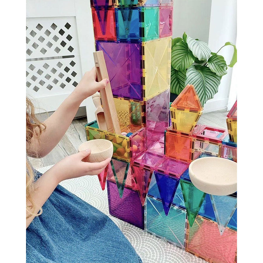 MAGNETBAUSTEINE CREATIVE PASTEL - 120 TEILE