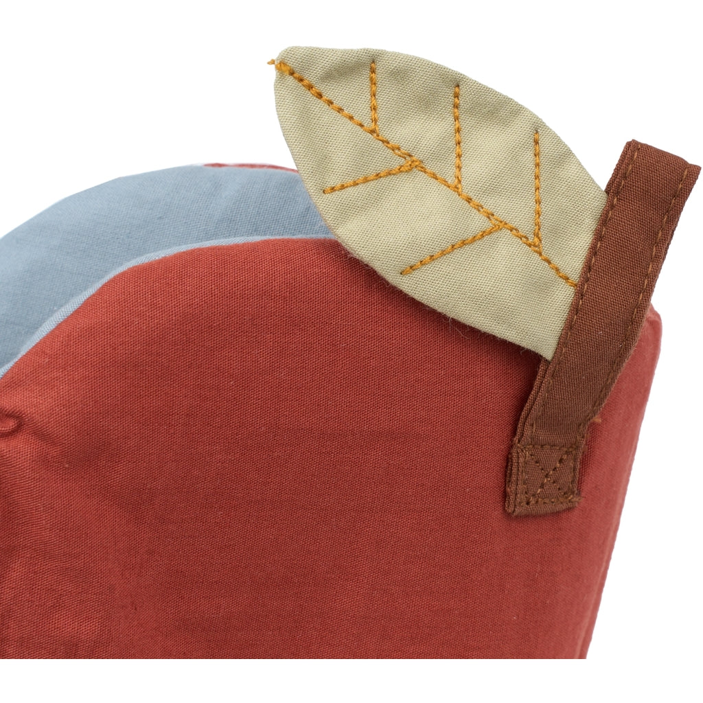 Fabelab - Stoffbuch "Red Apple" aus Bio-Baumwolle mit Raschelpapier