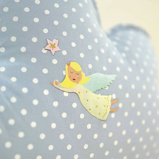 Fabfabstickers - Bügelstoffsticker – Angel with star