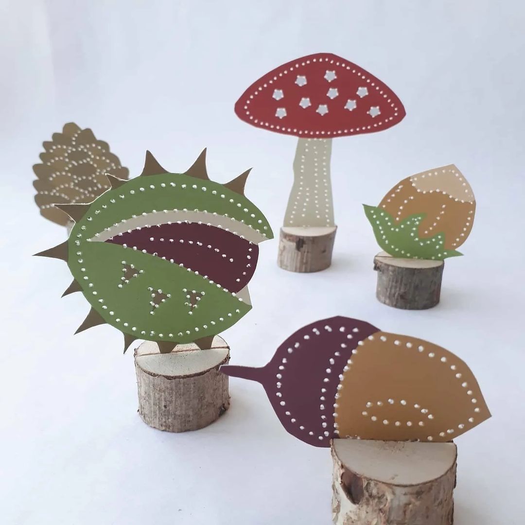 Familienmomente - Prickelvorlagen "Herbst", 10 Bogen
