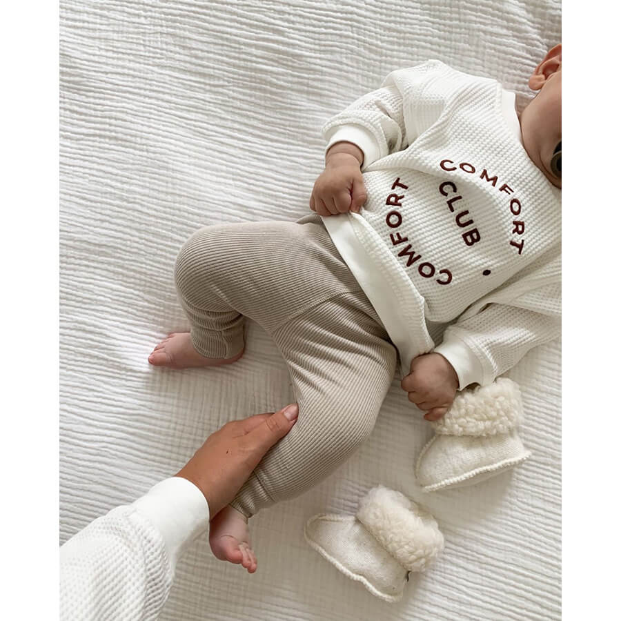 Famvibes Babyschuhe Natur aus 100 % Schurwolle – warm & sehr weich