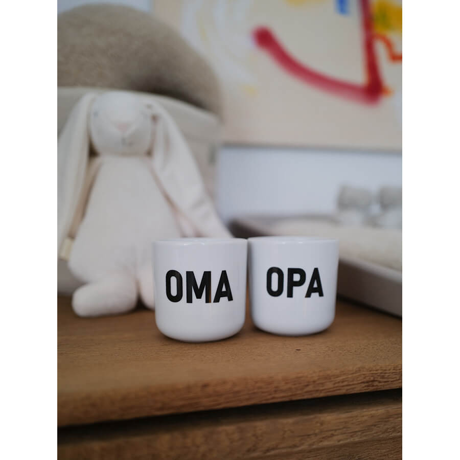 Famvibes - Becher aus Porzellan "Oma", Tasse