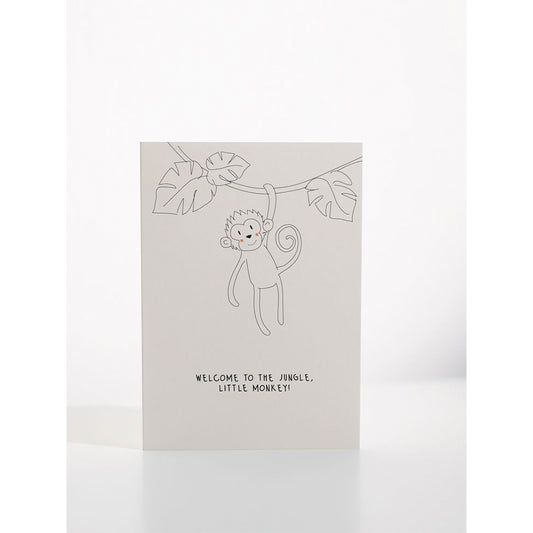 POSTKARTE WELCOME TO THE JUNGLE