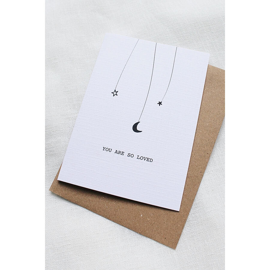 FAMVIBES Postkarte Baby - A6, schlicht, modern & liebevoll gestaltet