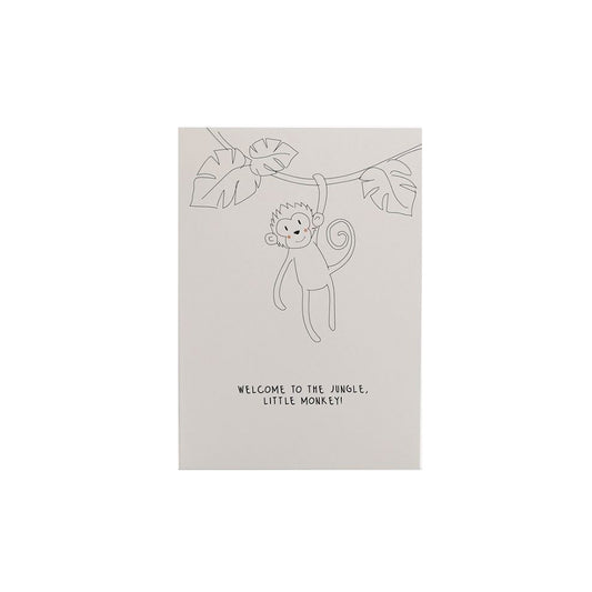 POSTKARTE WELCOME TO THE JUNGLE