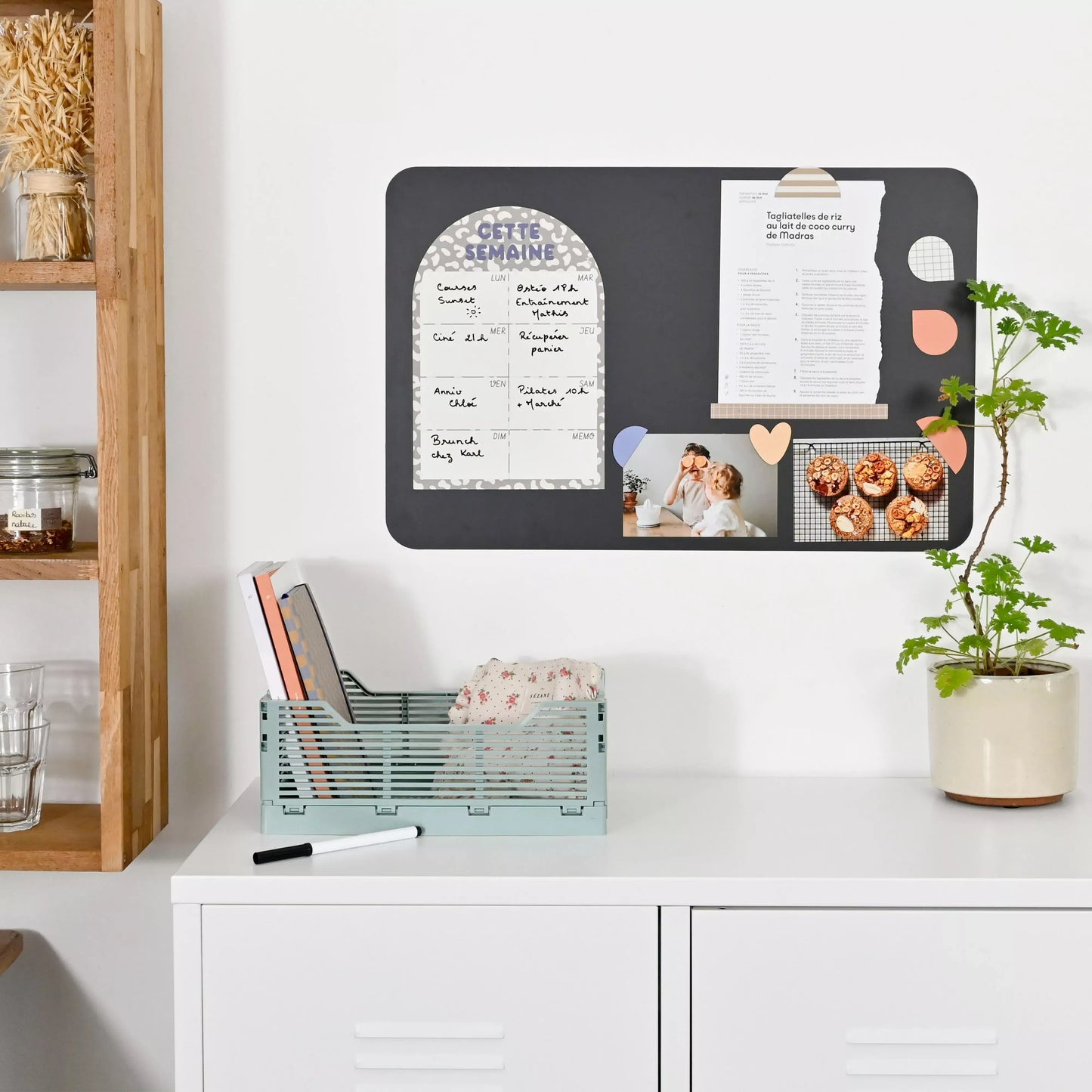 MAGNETTAFEL SCHWARZ, GR. S