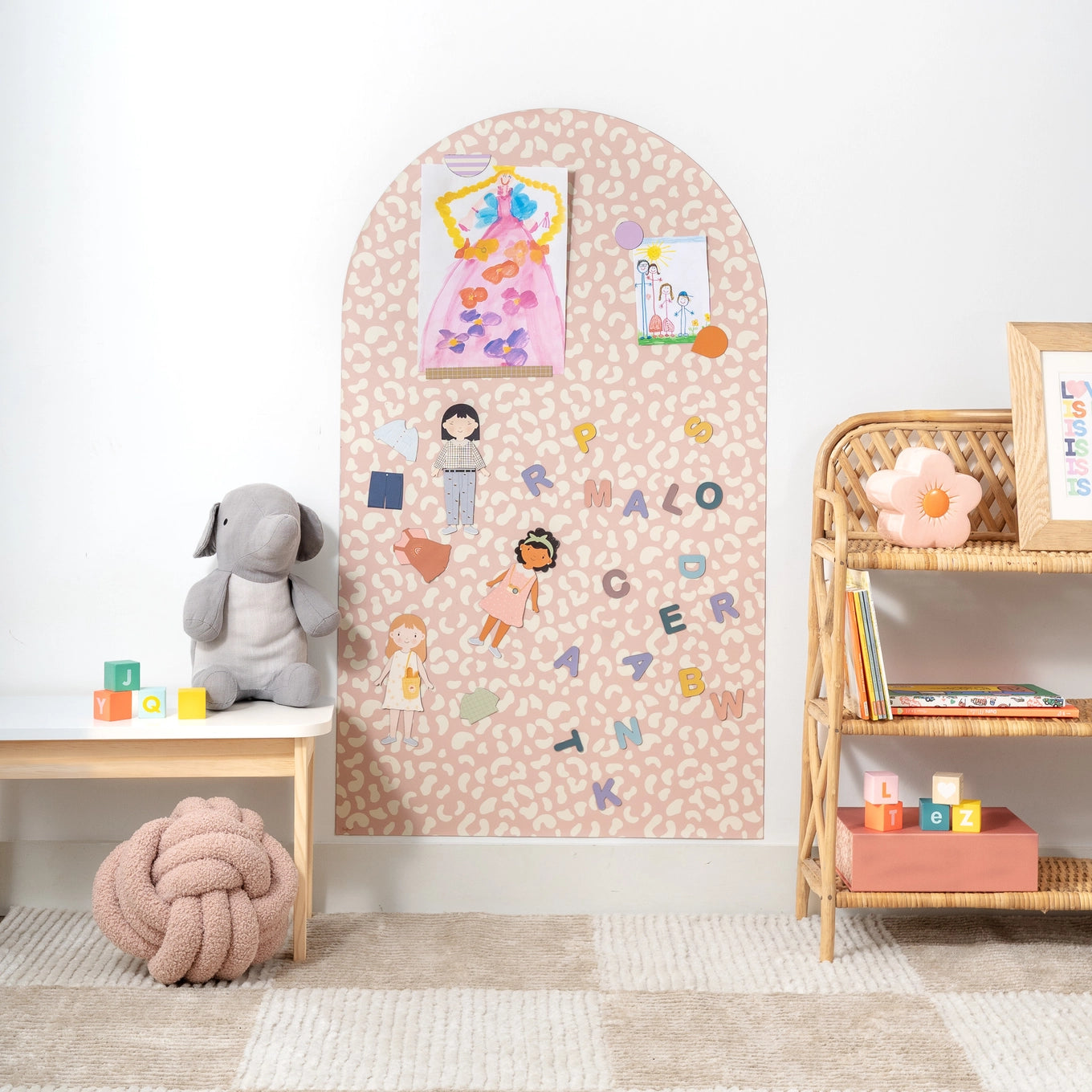 Ferflex - Magnettafel Graou, 100 x 60 cm, Magnetwand inkl. Magnete