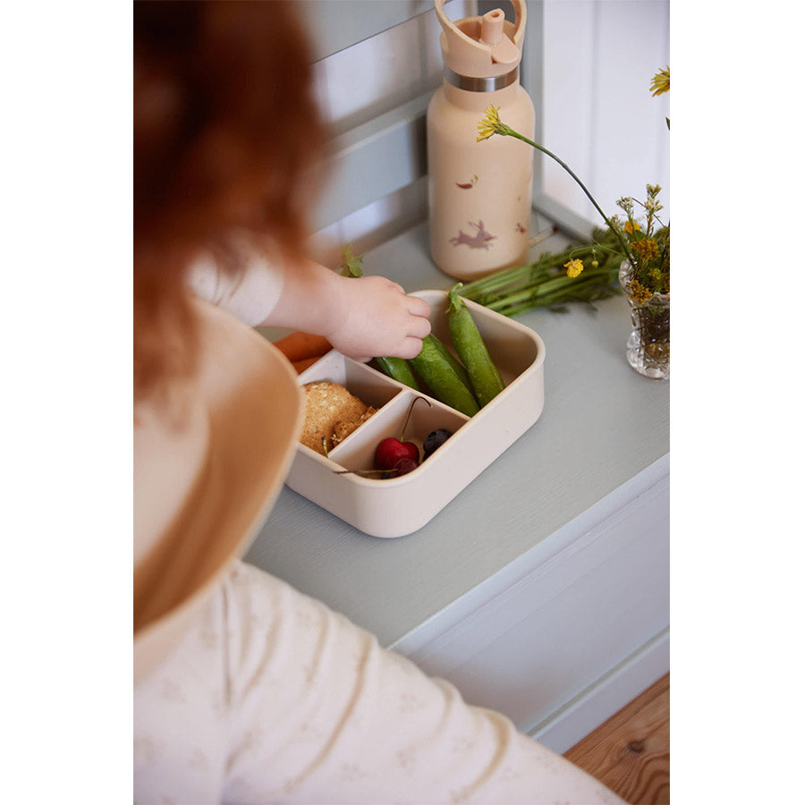 Filibabba - Brotdose aus Silikon "Toasted Almond"