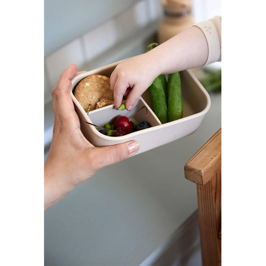 Filibabba - Brotdose aus Silikon "Toasted Almond"