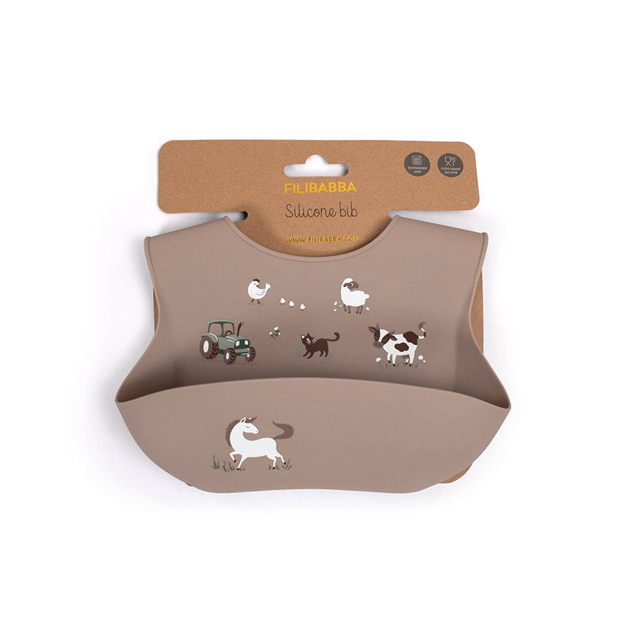 Filibabba - Silikonlätzchen Magic Farm