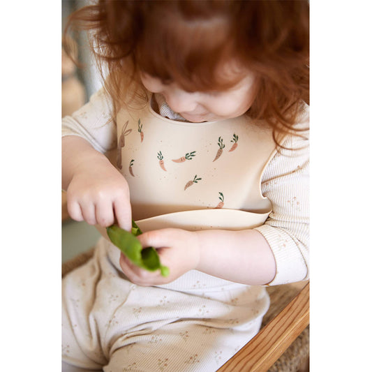 Filibabba - Silikonlätzchen "Carrot Thief"