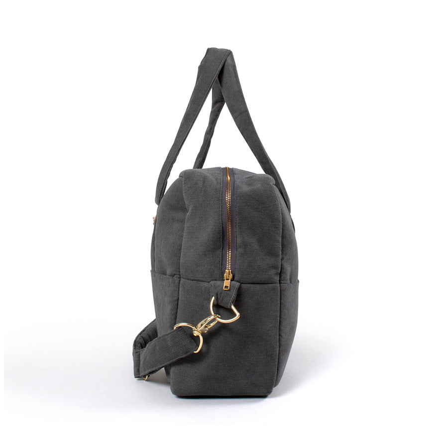 Filibabba - Wickeltasche "Mommy Bag Cord Stone Grey"
