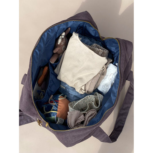 Filibabba - Wickeltasche "Mommy Bag Cord Stone Grey"