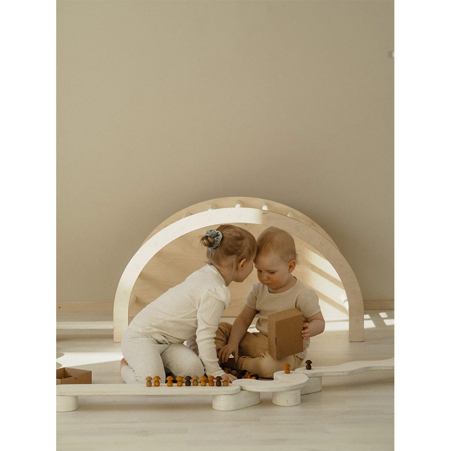 FitWood - Schwebebalken / Balancierbalken "Polku" L