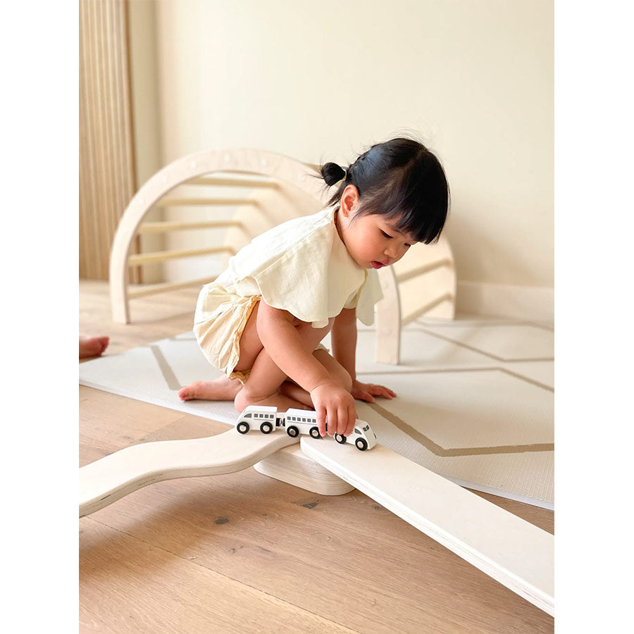 FitWood - Schwebebalken / Balancierbalken "Polku" M