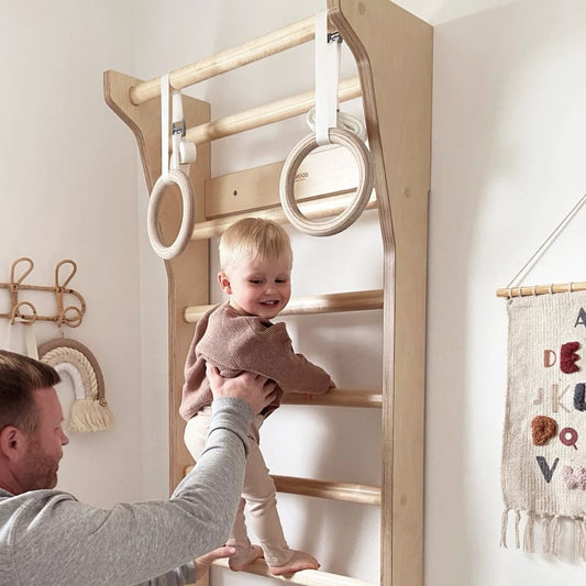 FitWood - Sprossenwand "Taimi Mini Birch" für Kinder