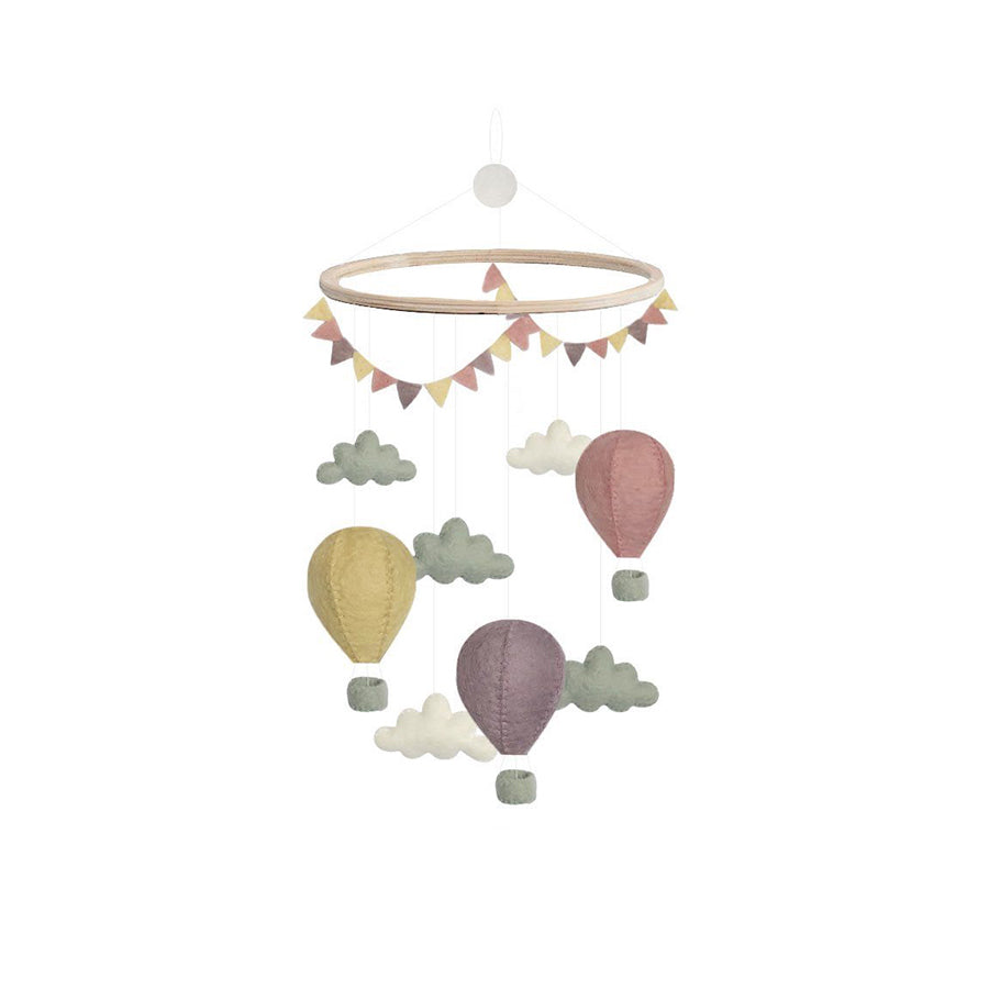 Gamcha - Mobile "Heißluftballons Pastel"
