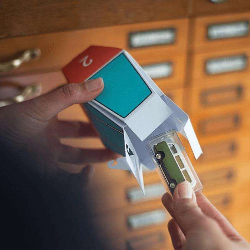 Roadtyping – Gondel Adventskalender, 24 Gondeln, wiederverwendbar