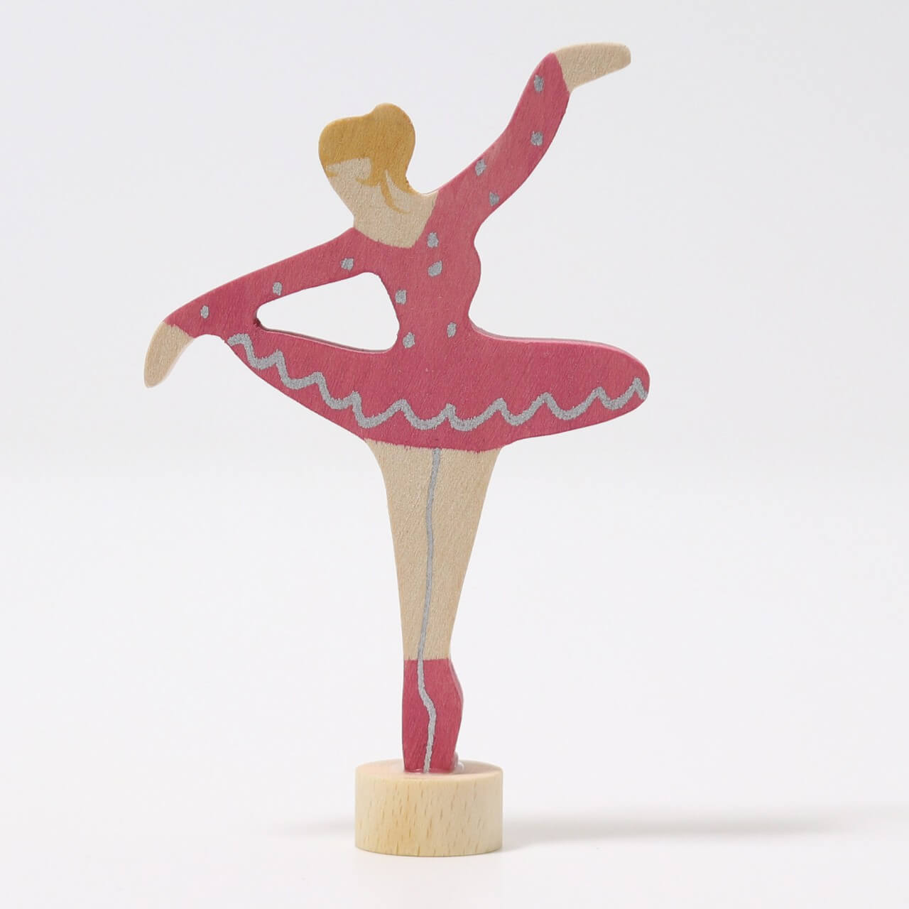 Grimms - Steckfigur Ballerina Rubinrot