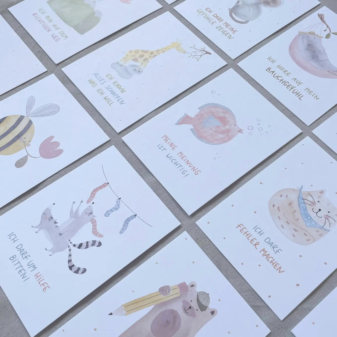 Hannahs Firlefanz – Affirmationskarten für Kinder mit 15 Sprüchen