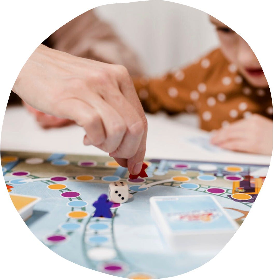 Hanniline - Brettspiel „Achterbahn der Gefühle“ – Familienspiel ab 6 Jahren