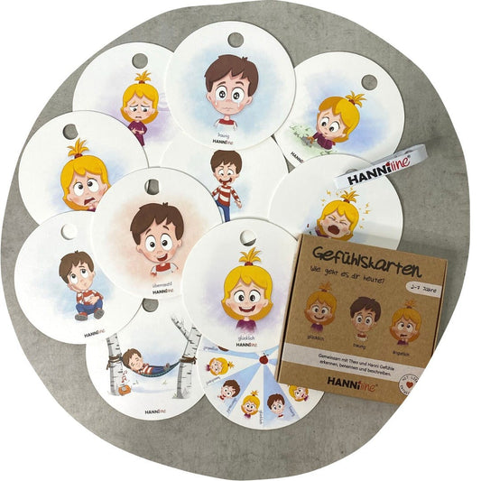 Hanniline - Gefühlskarten (2-7 Jahre)