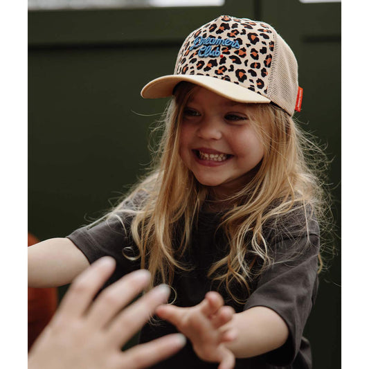 Hello Hossy - Kappe "Leopard" für Kinder, Bio-Baumwolle / OEKO-Tex