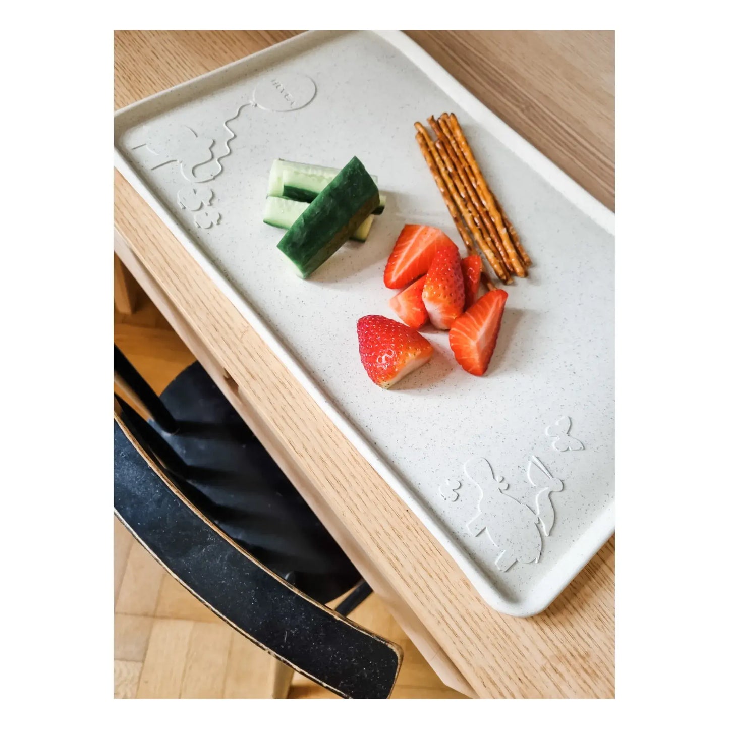 HEVEA - Kinder Tischset "Marble" aus 100% Naturkautschuk Baby Platzset