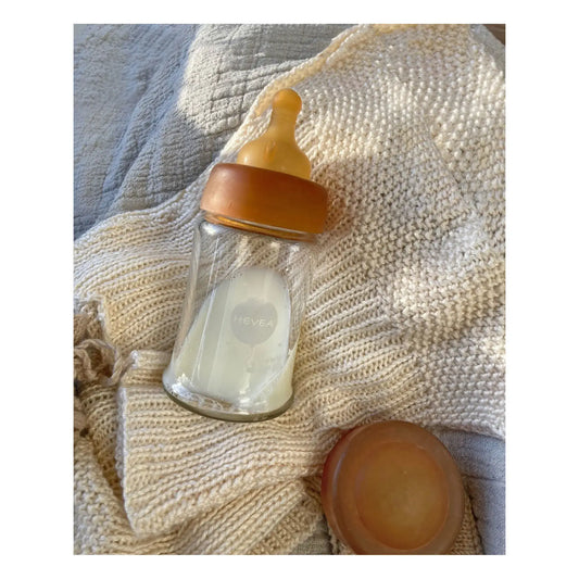 HEVEA - Trinksauger für Babyflasche aus 100% Naturkautschuk