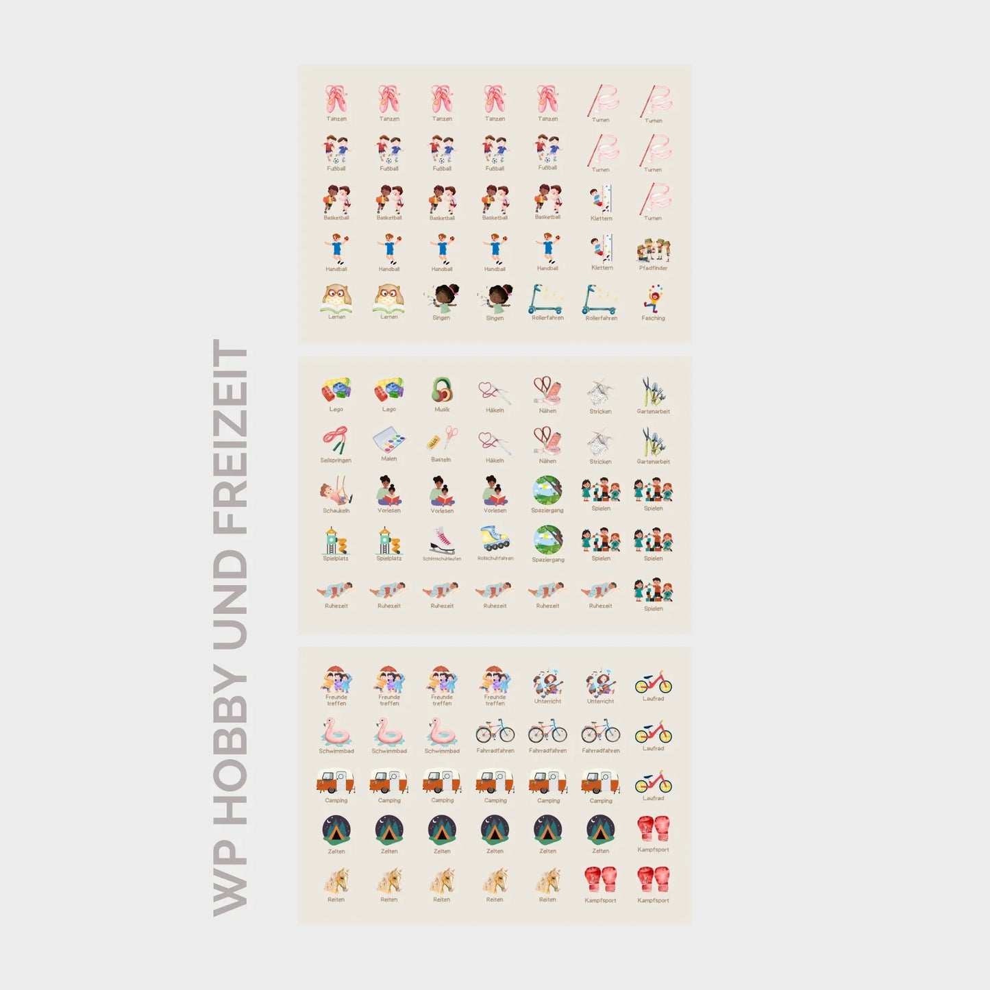 WOCHENPLANER ERWEITERUNGSSET - HOBBY & FREIZEIT