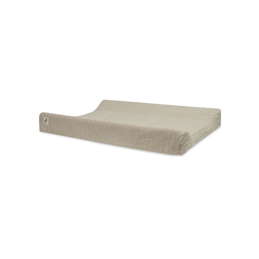 Jollein - Bio Wickelauflagenbezug "Pure Knit" Beige 50x70cm