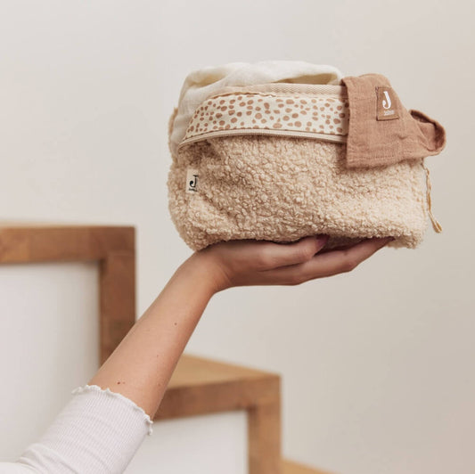 KOSMETIKTASCHE BOUCLE NATUREL