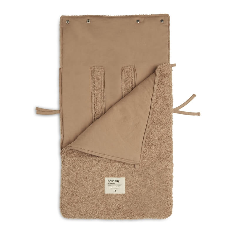 Jollein - Fusssack Bouclé/Jersey Braun