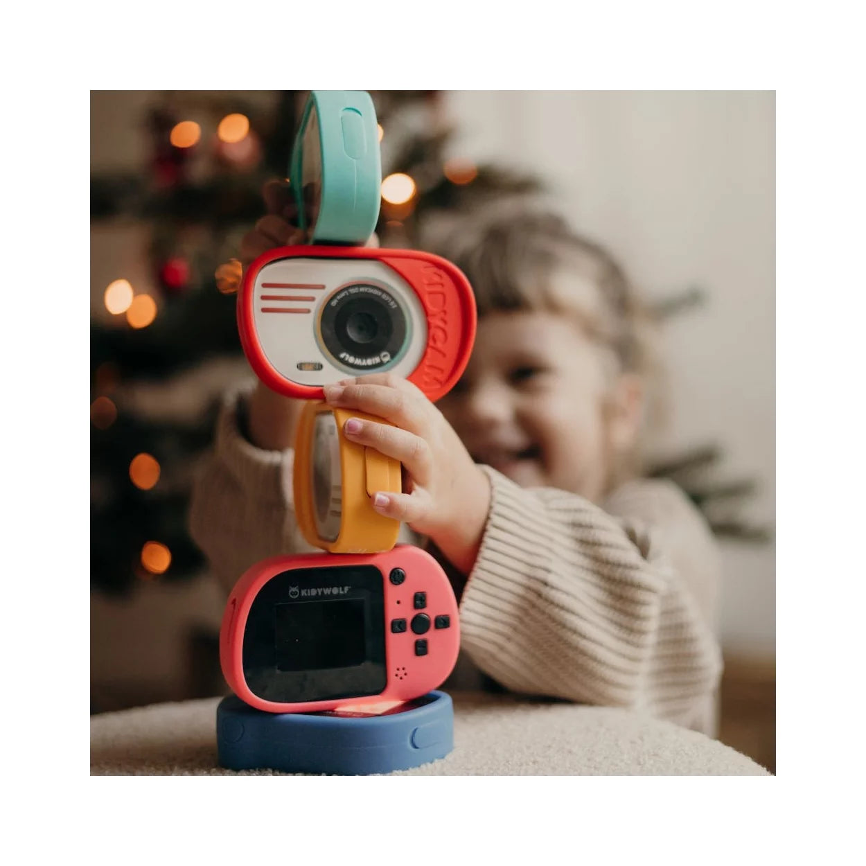 KIDYWOLF Kidycam – wasserdichte Kinderkamera blau, 8 MP, Video 1080p