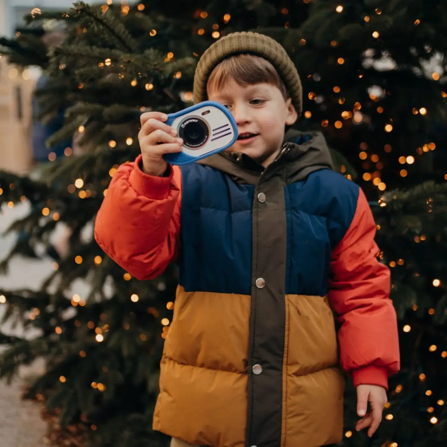 KIDYWOLF Kidycam – wasserdichte Kinderkamera blau, 8 MP, Video 1080p