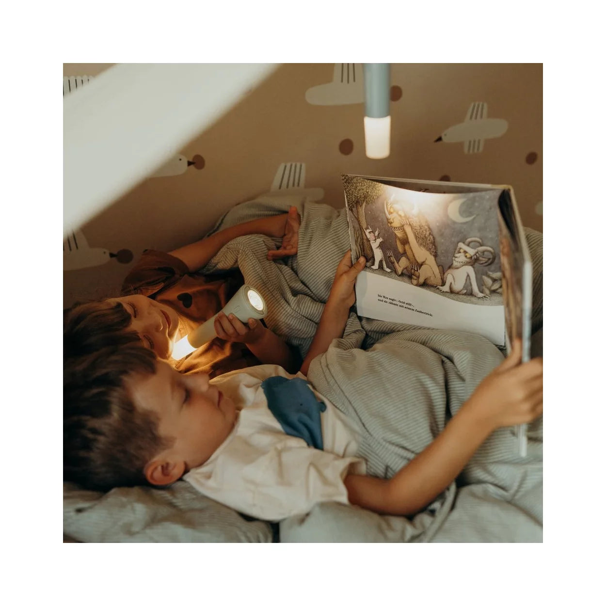 KIDYWOLF Kidyflashlight 3-in-1 Taschenlampe für Kinder – Warmes Licht