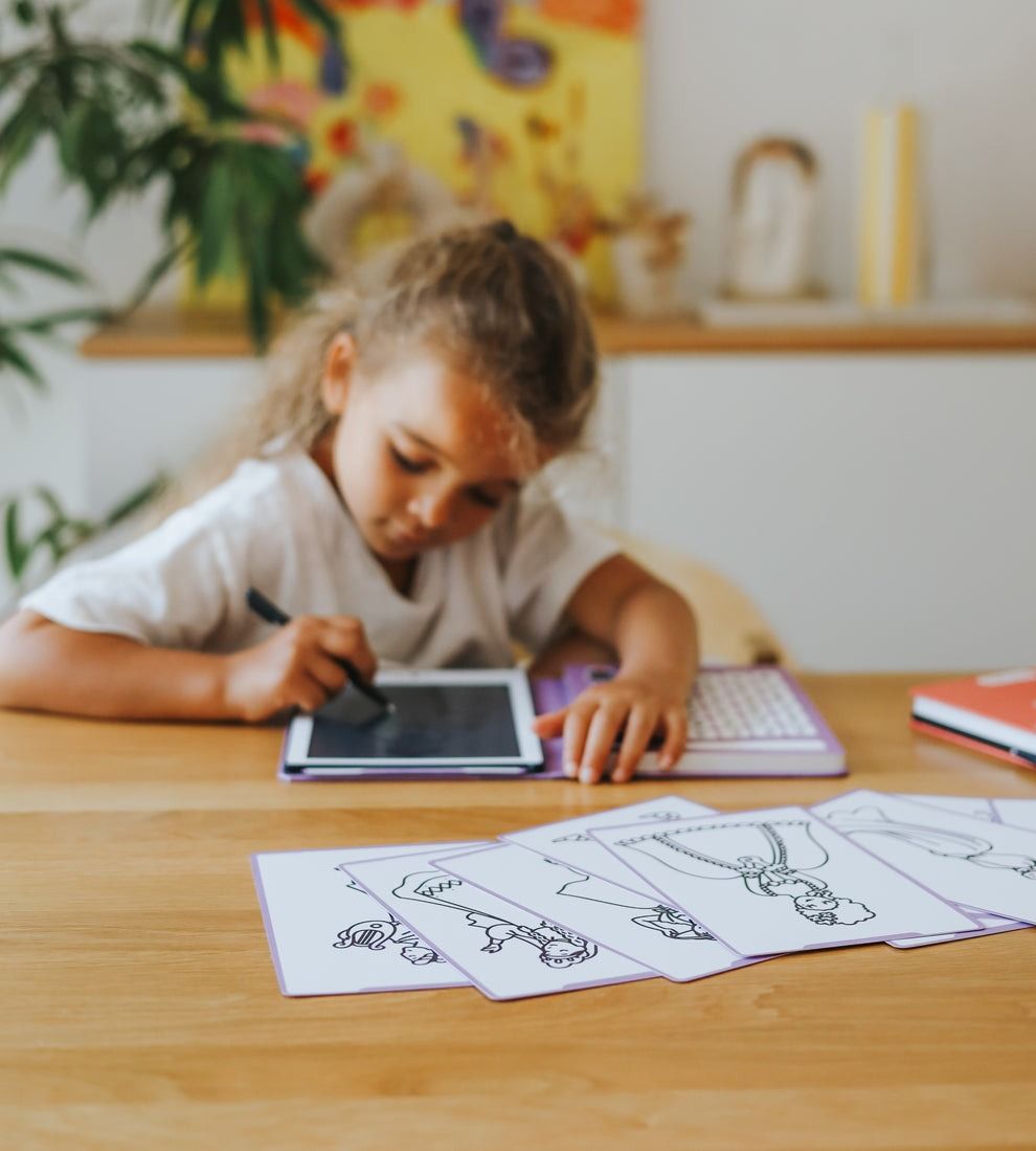 KIDYWOLF KIDYDRAW MINI LCD Zeichentablet "Fairytale" – 30 Motive