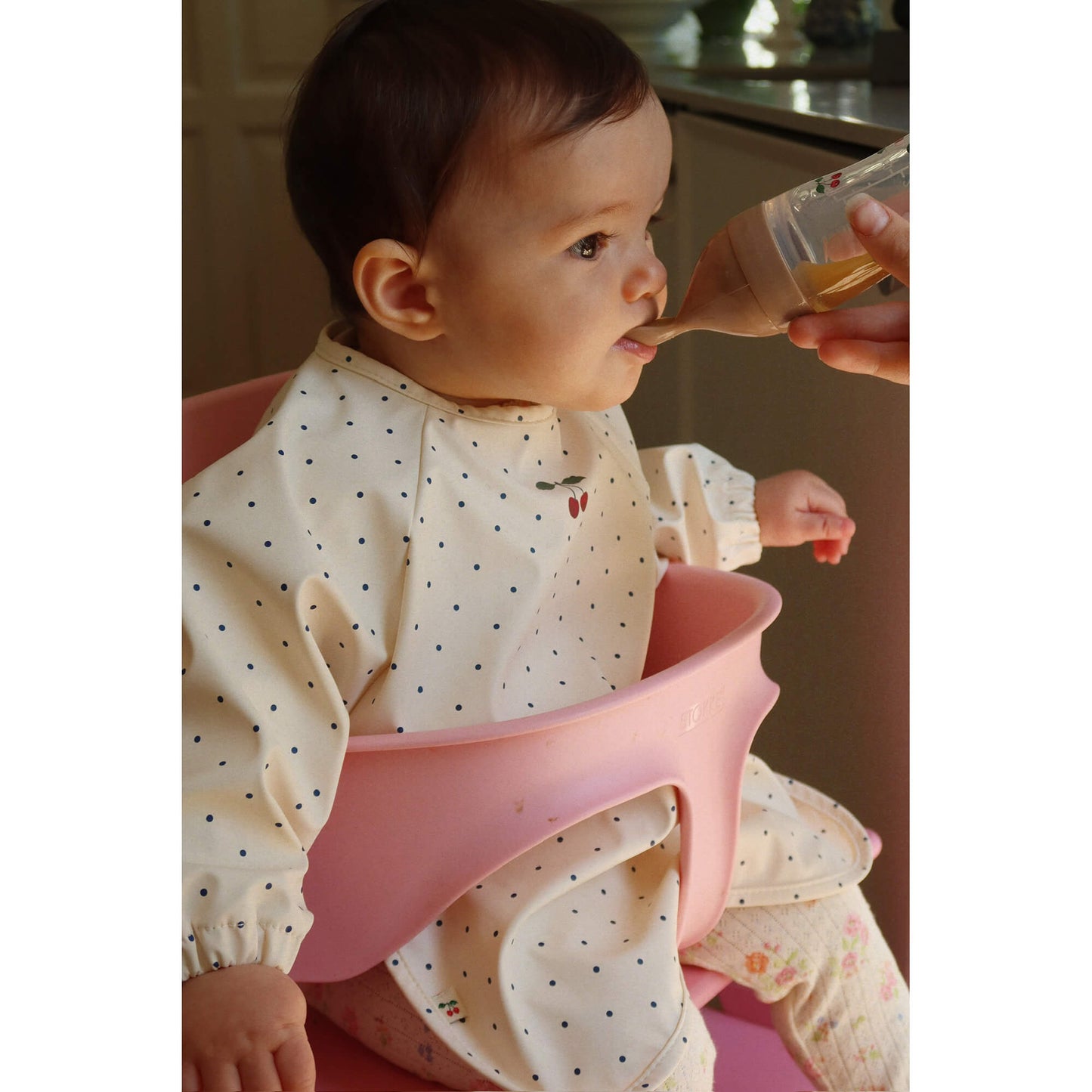 Konges Slojd - Baby Fütter-Set "Food Feeding Set - Cherry Blush"