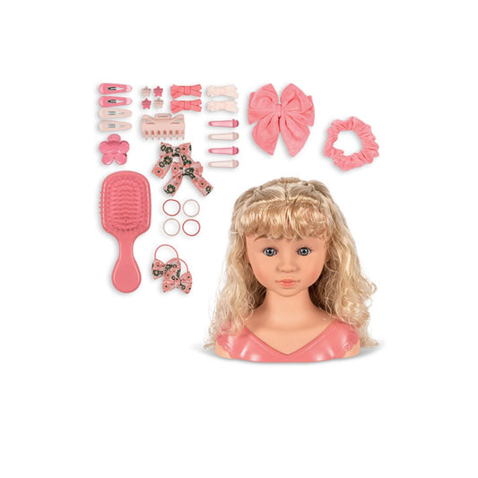 Konges Sløjd - Frisierkopf Doll Hair Salon Inkl. Haarschmuck