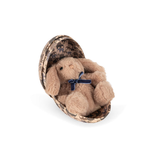 Konges Slojd - Osterei "Safari" mit Kuscheltier Hase