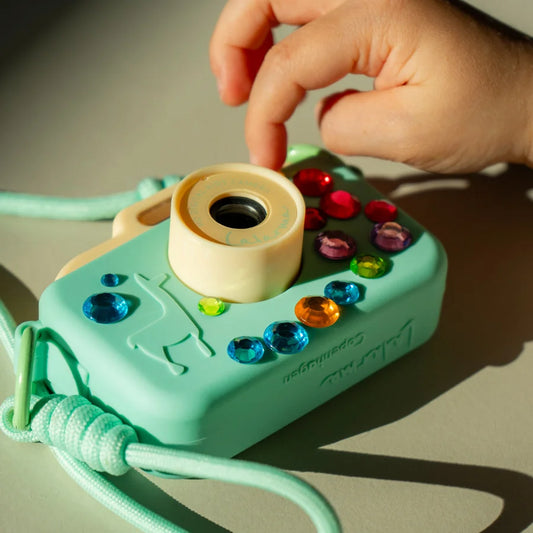 Lalarma – Digitale Kinderkamera Set "Mint" mit Silikonhülle & USB-C